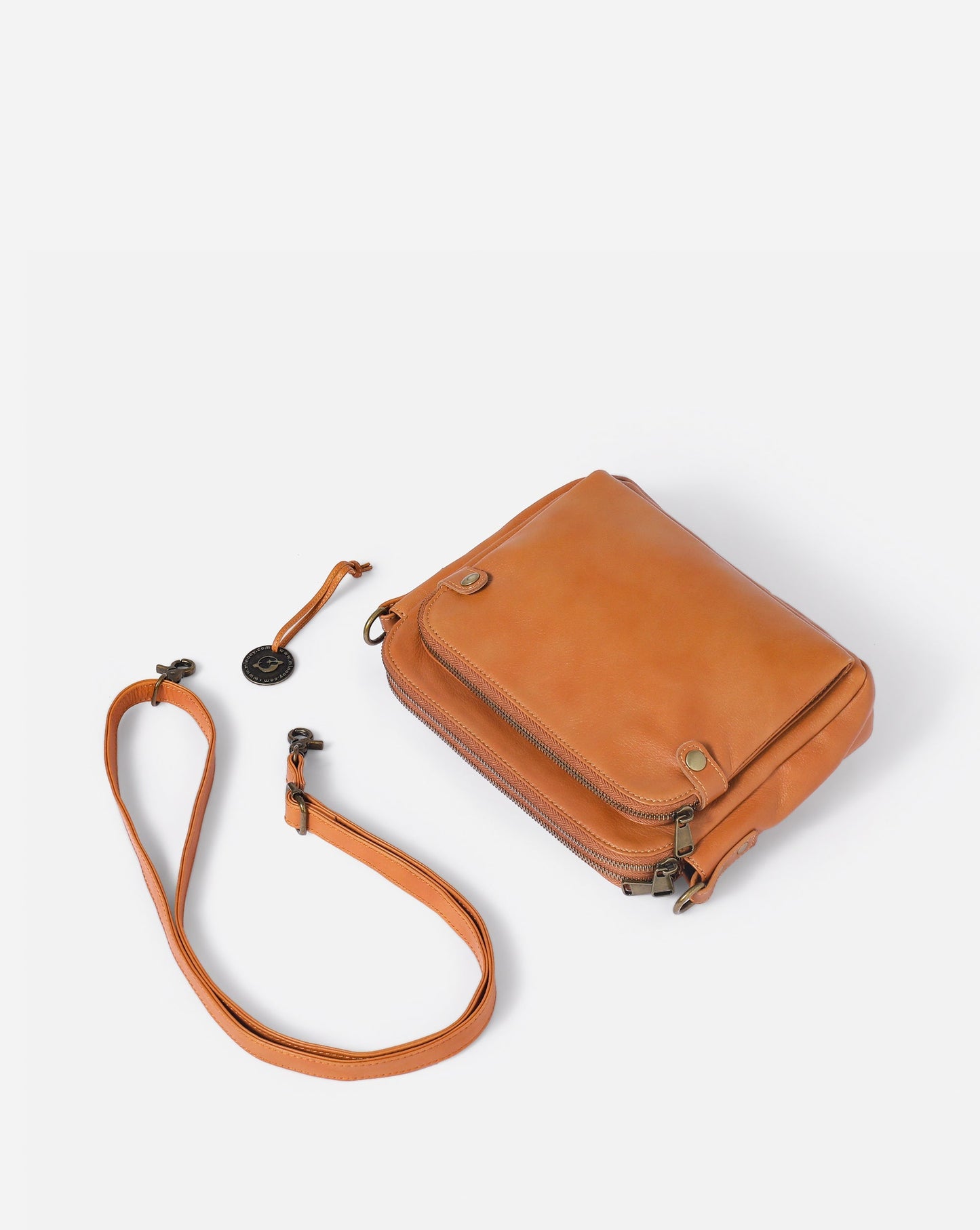 Luxe Leather RFID Crossbody Bag