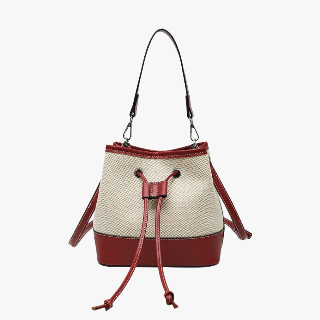 Vintage Canvas Bucket Bag