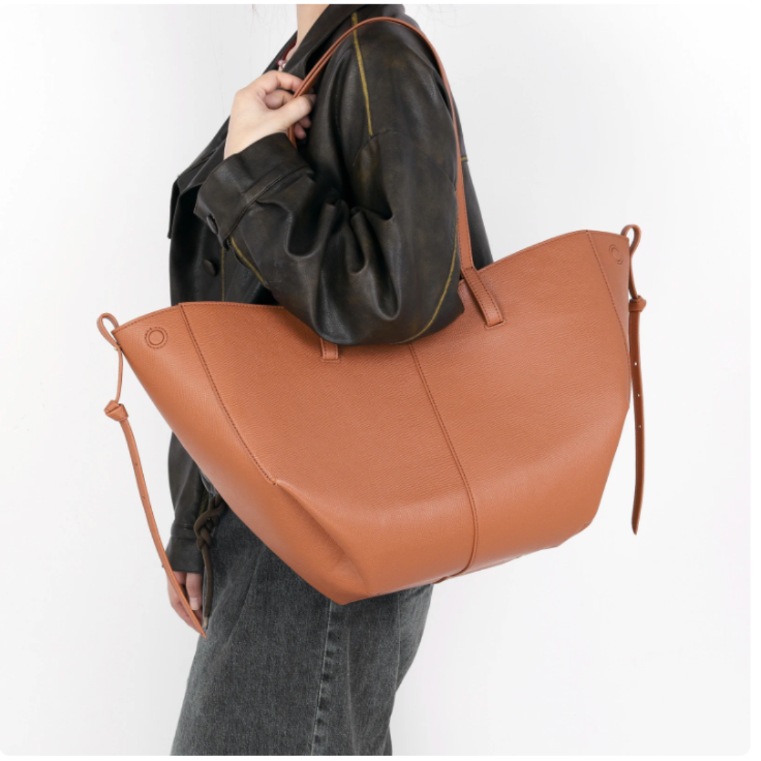 Sefra Leather Tote Bag