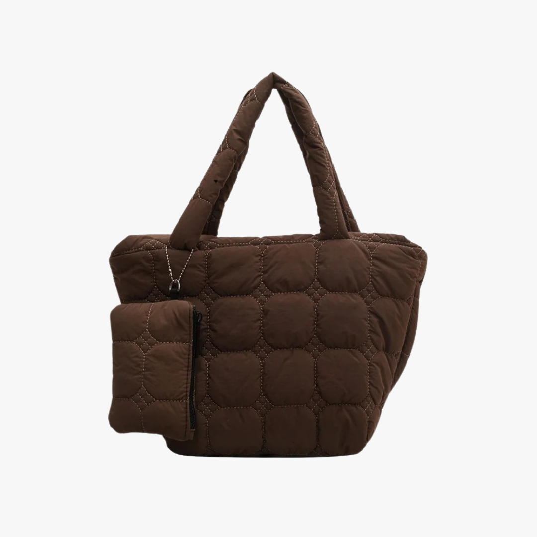 Olives Boxy Puffer Tote