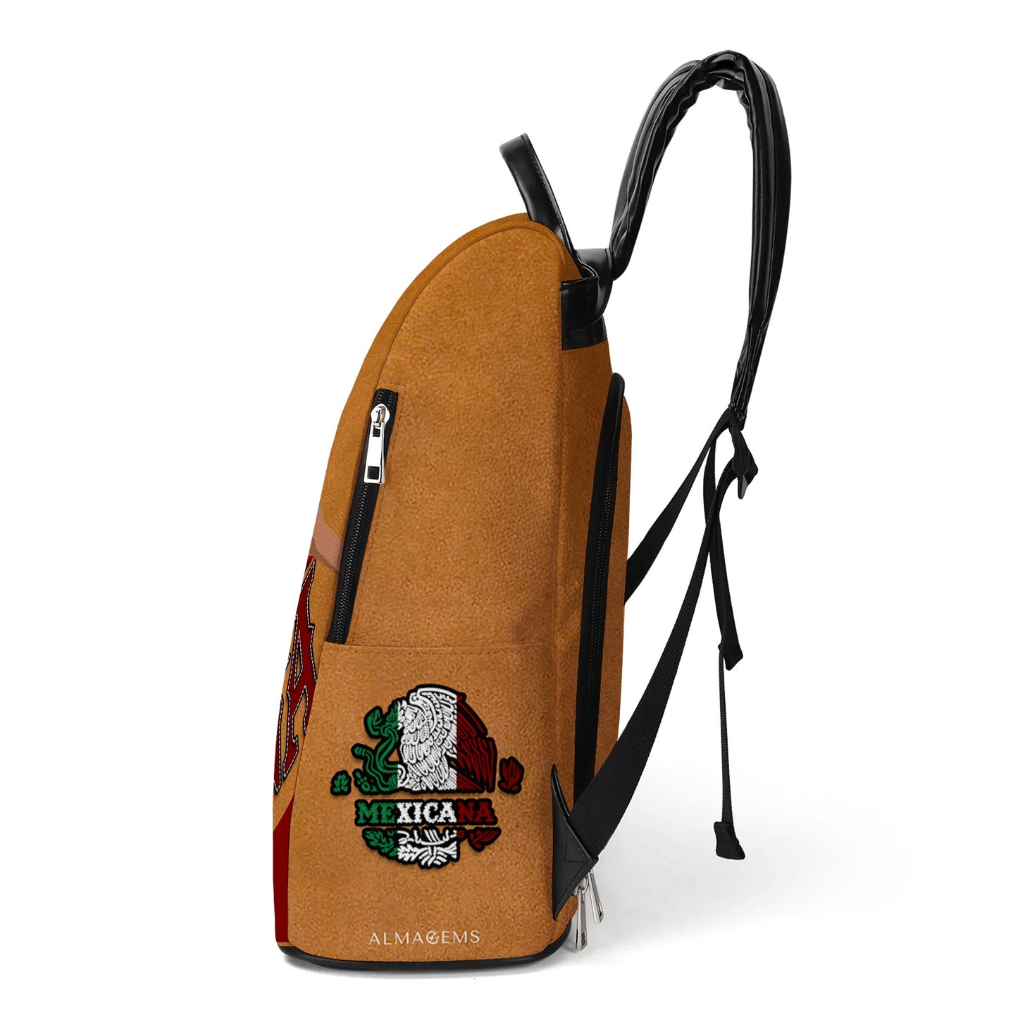 MEXICANA - Personalized Custom Leather BackPack - BP_MX10