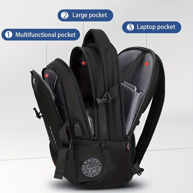 Large Capacity Anti-Theft Travel Laptop Backpack