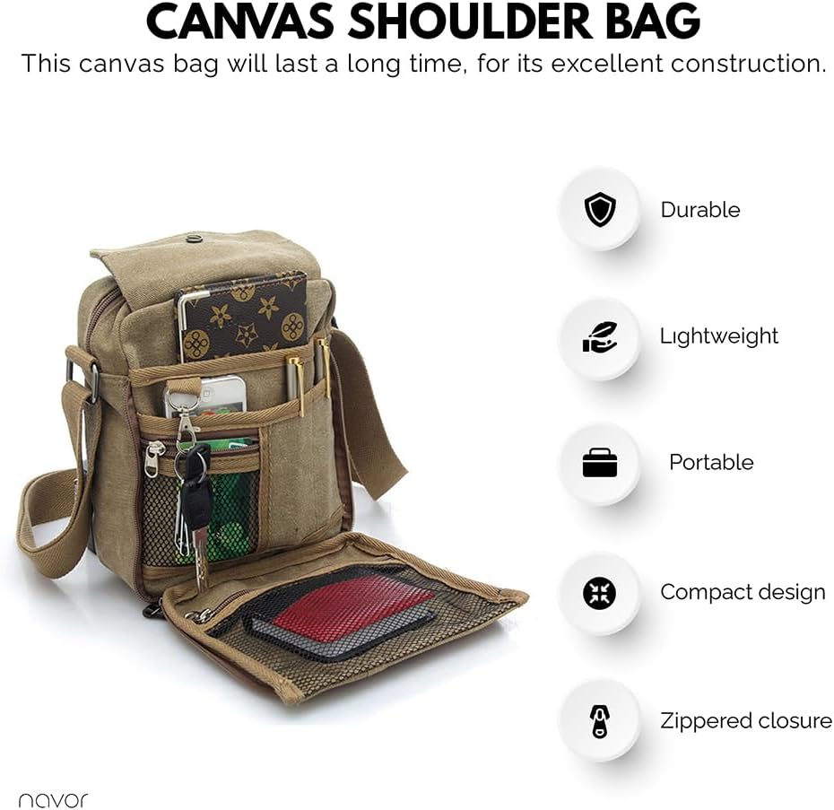 Canvas Explorer Mini Crossbody Bag