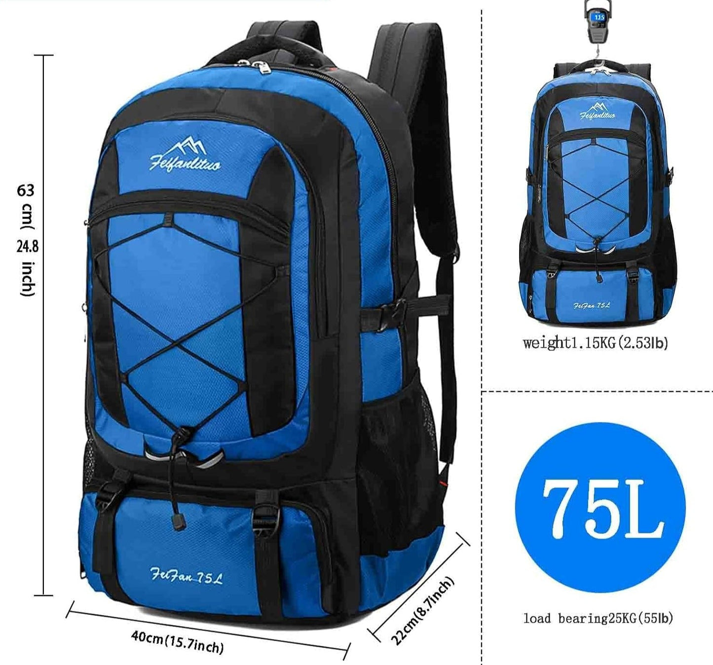 Adventure Pro Travel Hiking Backpack