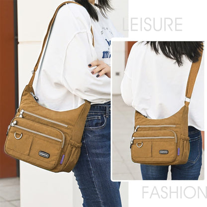 Multi-Pocket Waterproof Crossbody Bag