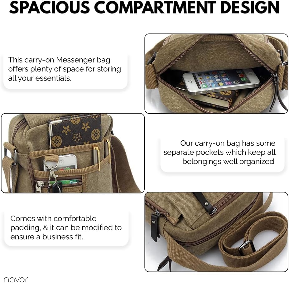 Canvas Explorer Mini Crossbody Bag