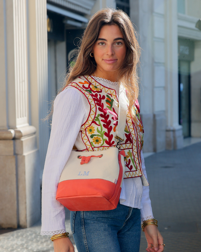 Alexandra Coral Bag