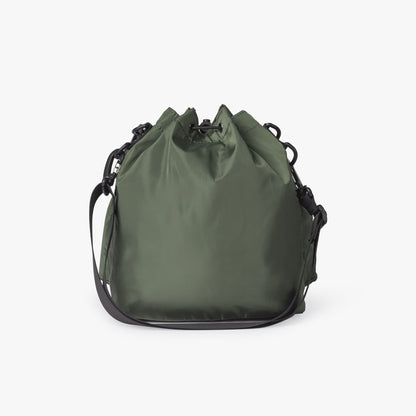 Olives Nylon Drawstring Bag