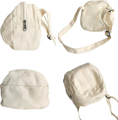 Vintage Canvas Crossbody Sling Bag