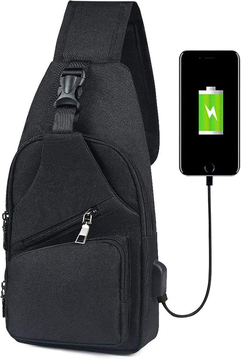 Anti-Theft Crossbody Charging Bag