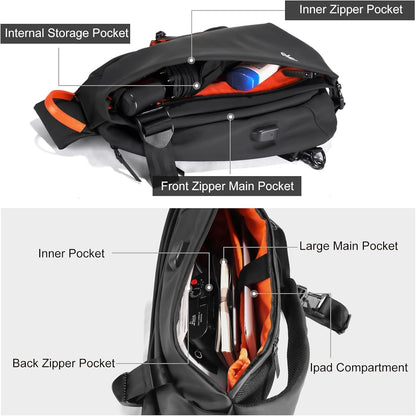 Secure Water-Resistant Crossbody Travel Bag