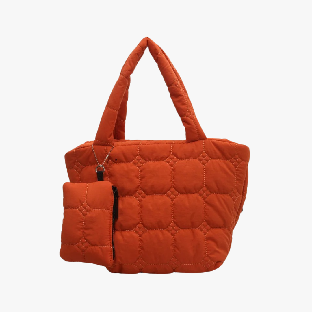 Olives Boxy Puffer Tote