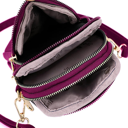 Water-Resistant Compact Crossbody Bag