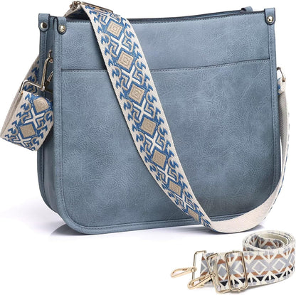 Vegan Leather Crossbody Bag