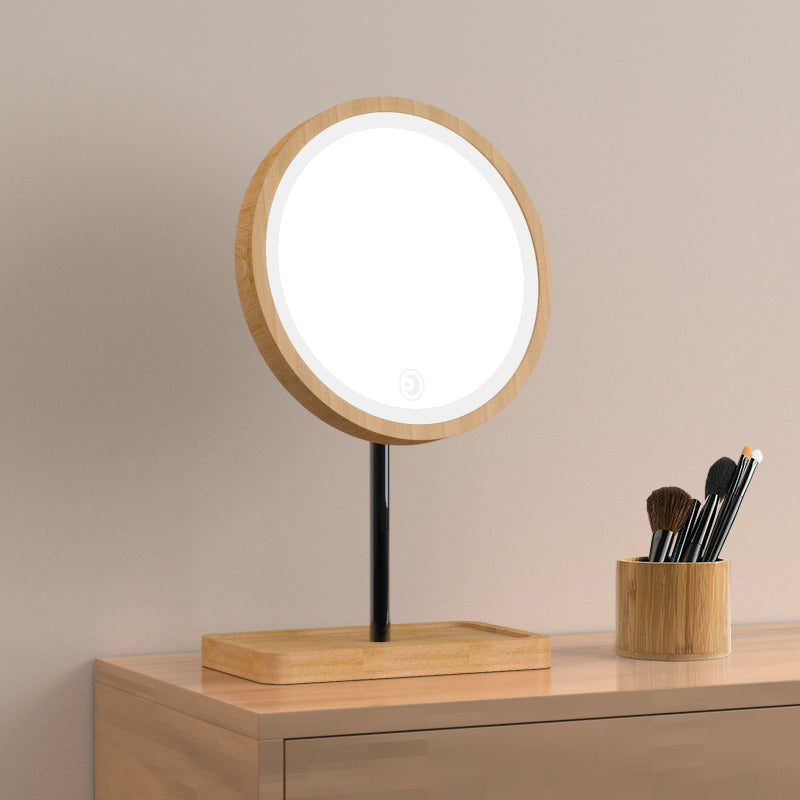 LUMINA | Wooden LED Vanity Mirror