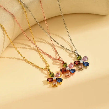 Inside Out Zirconia Emotions Necklace