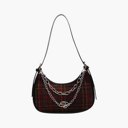 Plaid Mini Shoulder Bag