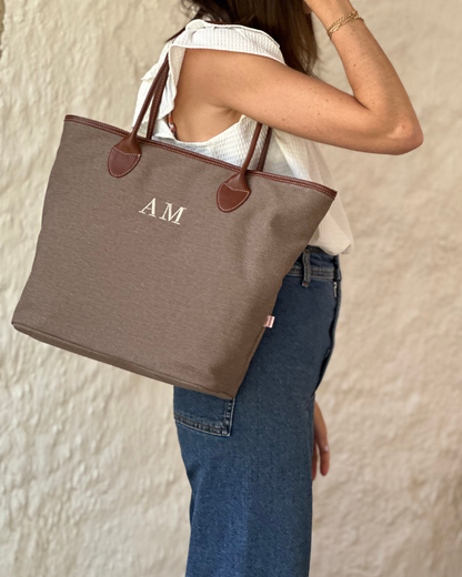 Ana Camel tote bag