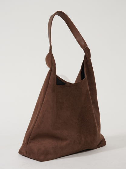 Suede Daily Leather Tote