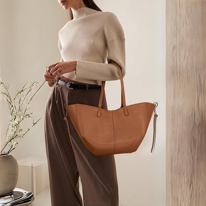 Sefra Leather Tote Bag