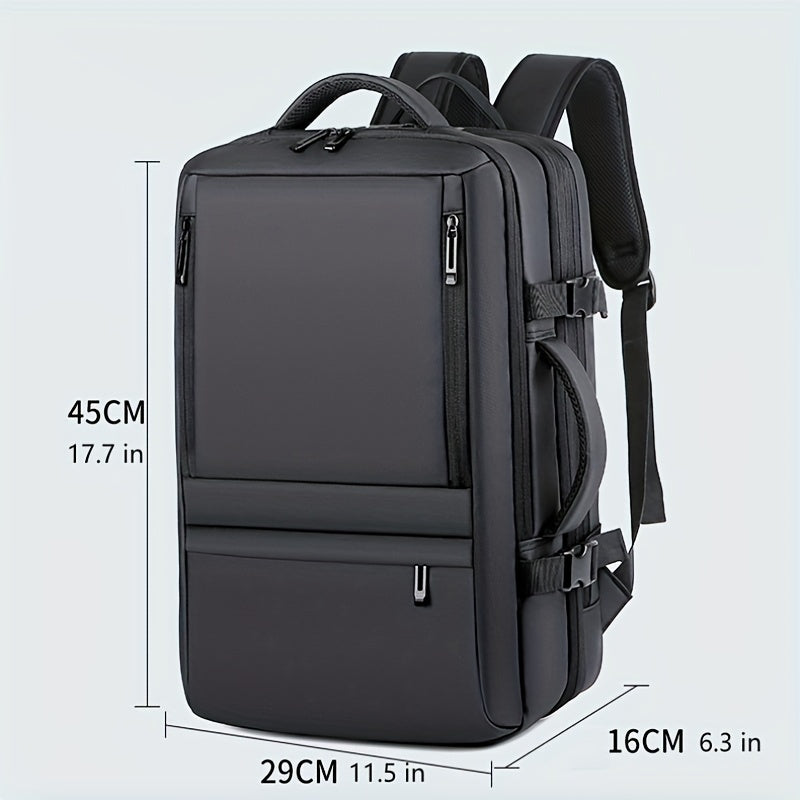 Expandable Water-Resistant Laptop Backpack