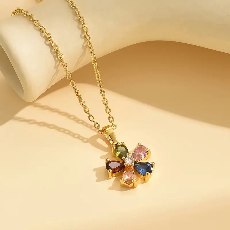 Inside Out Zirconia Emotions Necklace