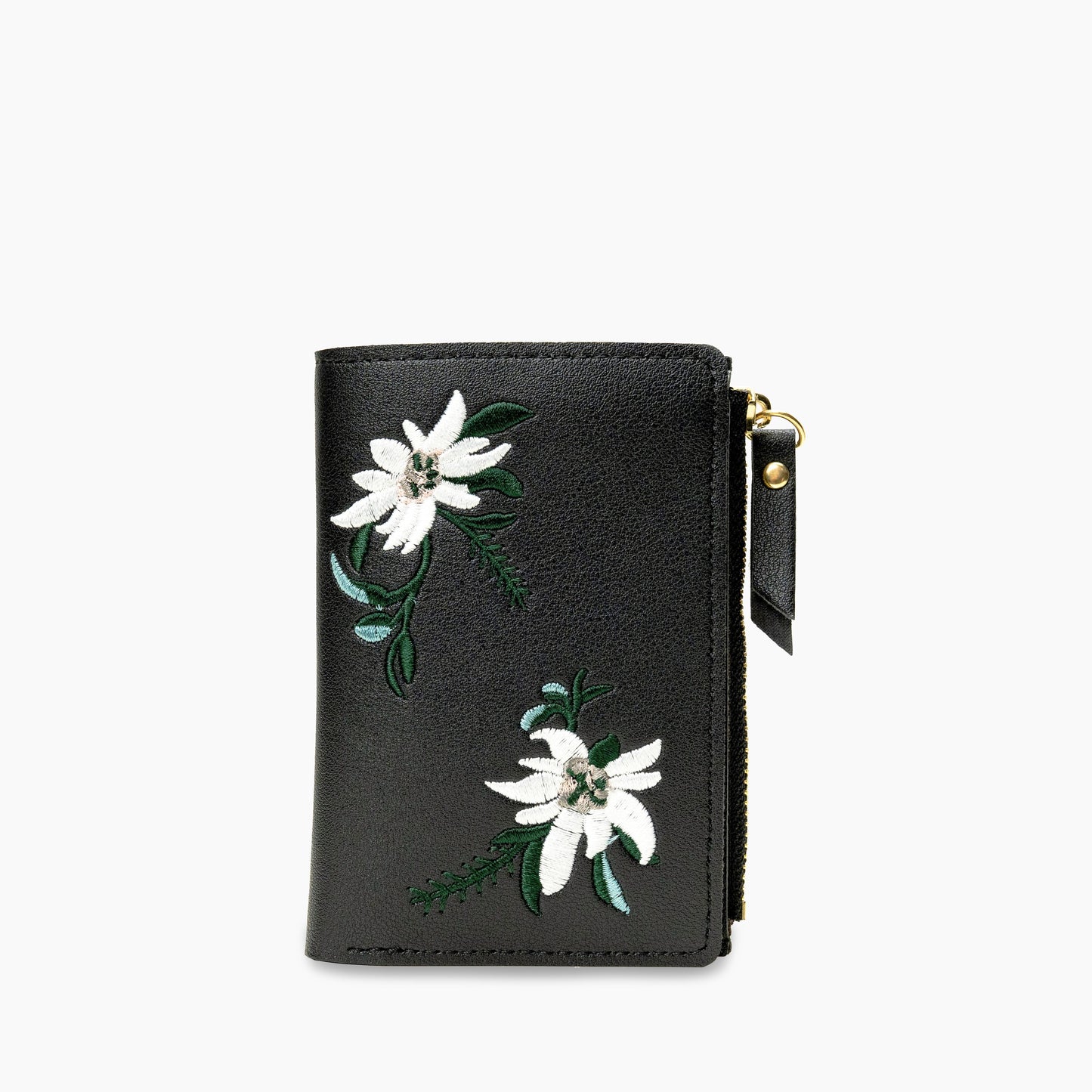 Orchid Embroidery Wallet