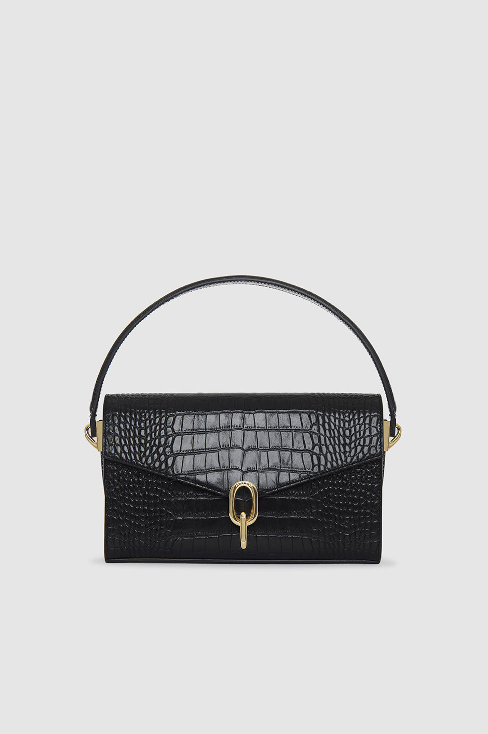 Colette Bag - Black Embossed