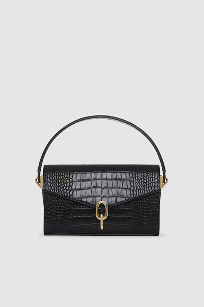 Colette Bag - Black Embossed