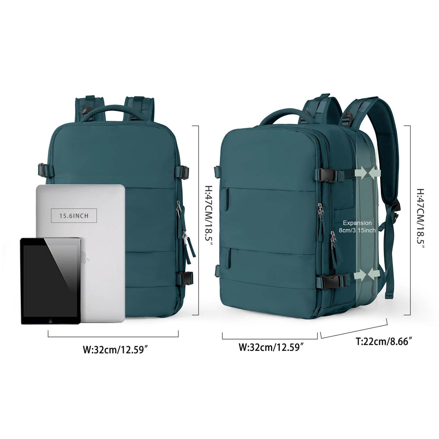 TuxodoBAG - 45L Expandable Travel Backpack