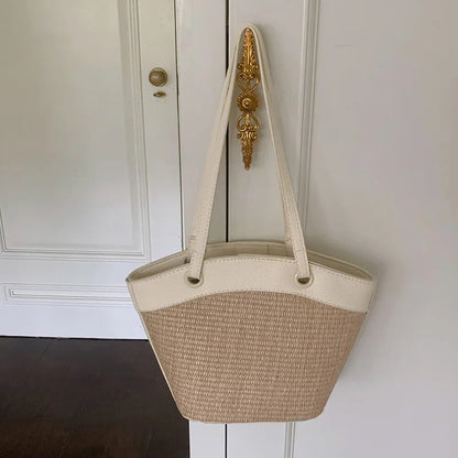 Hailey Straw Tote