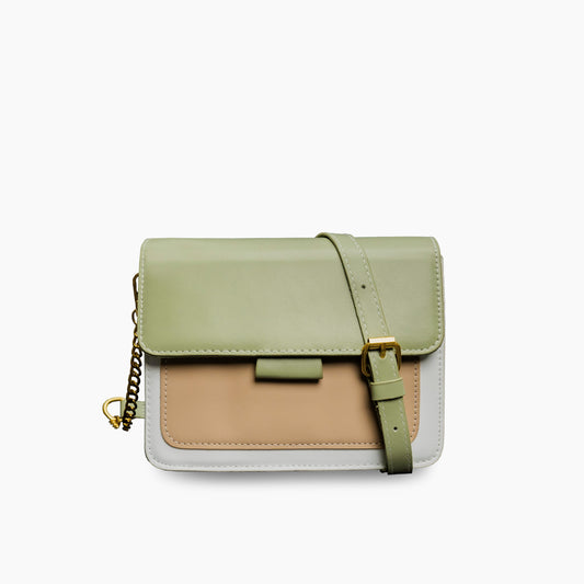 Olives Flap Crossbody Bag