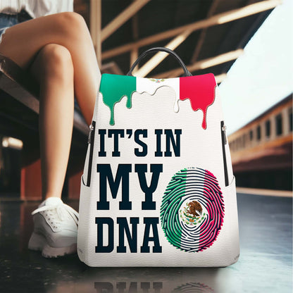 It's In My DNA - Personalized Custom Leather BackPack - BP_MX11