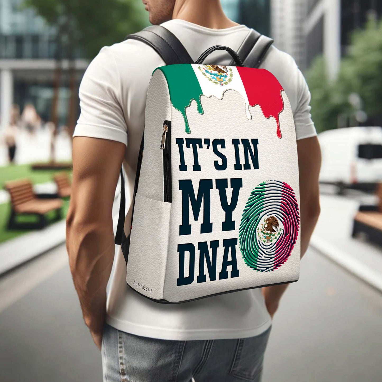 It's In My DNA - Personalized Custom Leather BackPack - BP_MX11