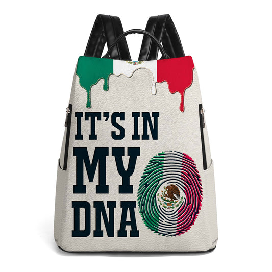 It's In My DNA - Personalized Custom Leather BackPack - BP_MX11