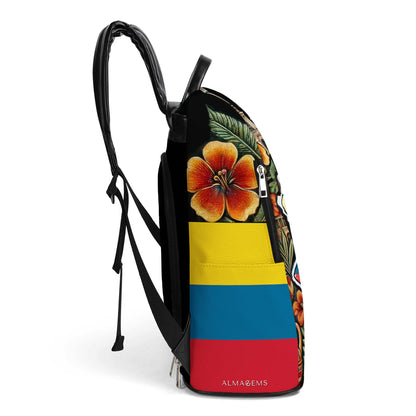 Hecho En Colombia - Personalized Custom Leather BackPack - BP_MX15