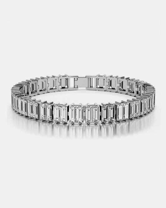 Tennis Bold Bracelet Silver