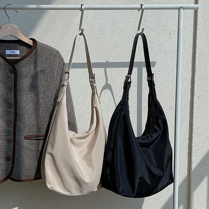 Nylon Hobo Shoulder Bag