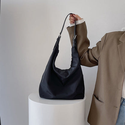 Nylon Hobo Shoulder Bag