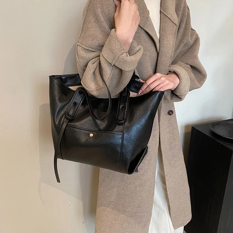 Aspen Vegan Leather Tote