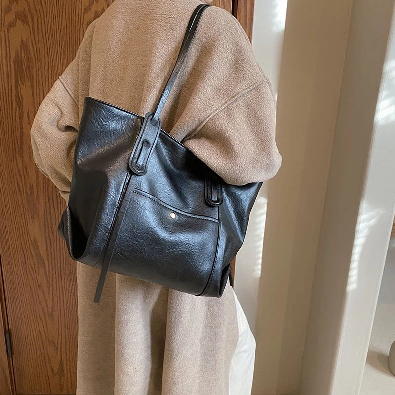 Aspen Vegan Leather Tote