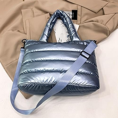 Satin Puffer Bag