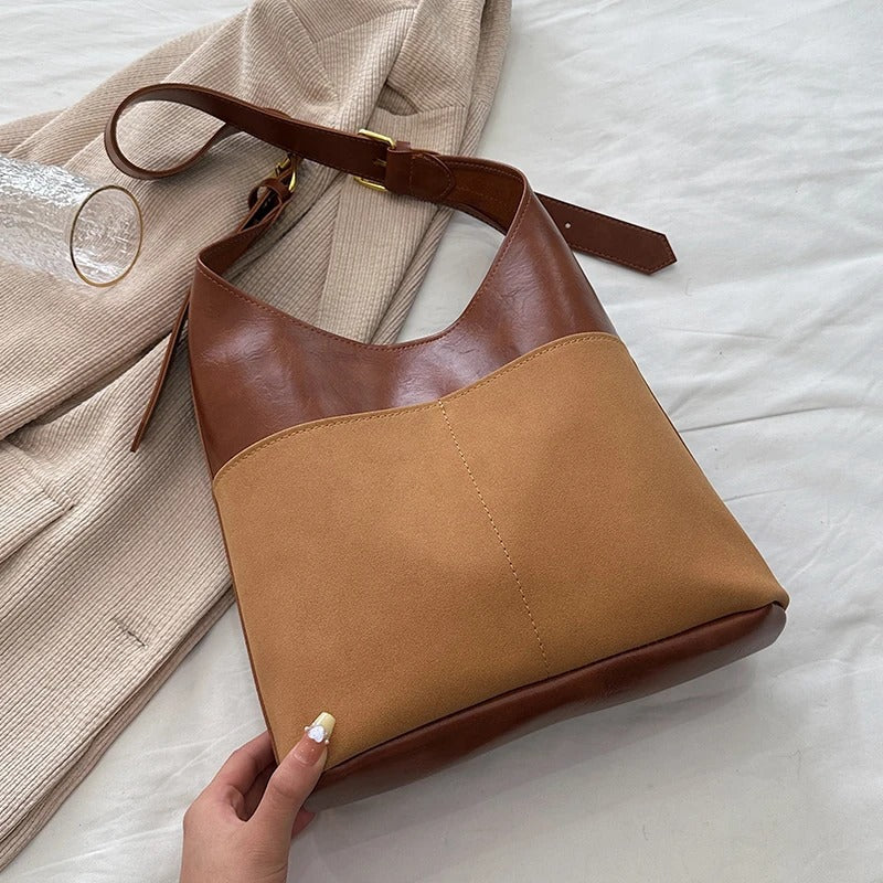 Carol Two Tone Shoulder Bag