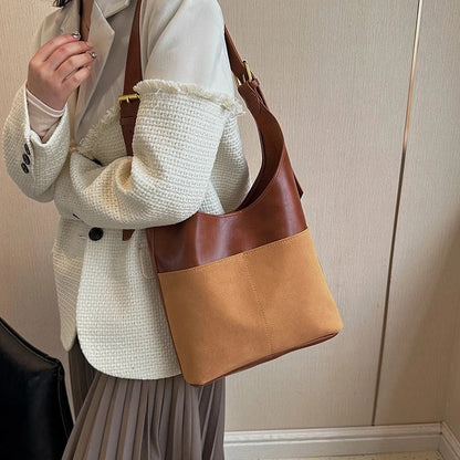 Carol Two Tone Shoulder Bag