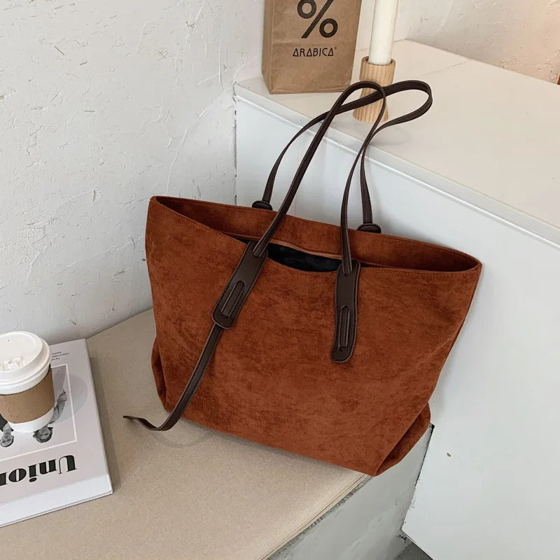 Olives Suede Tote