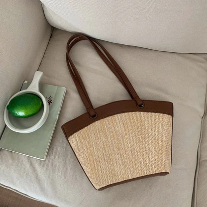 Hailey Straw Tote