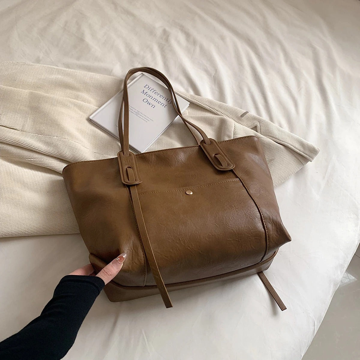 Aspen Vegan Leather Tote