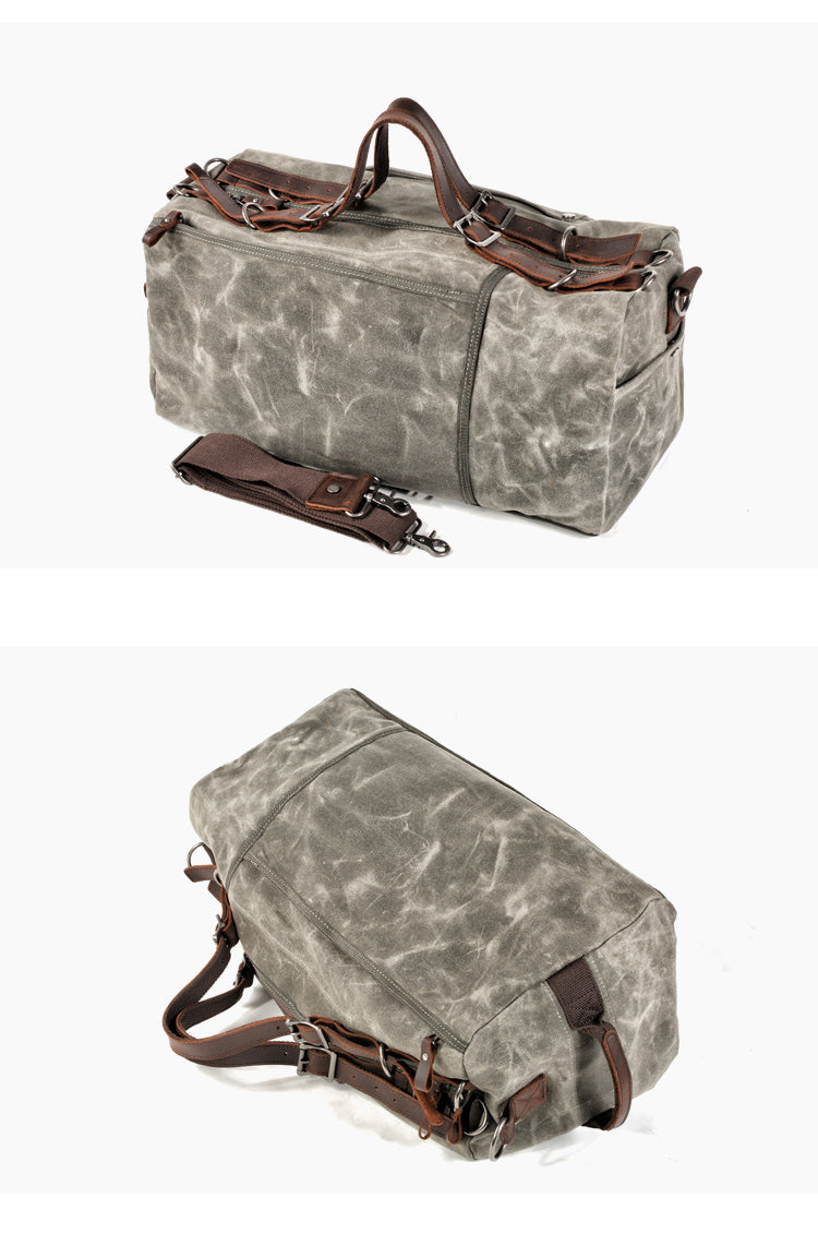 Große Weekender-Reisetasche aus Canvas