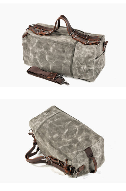 Große Weekender-Reisetasche aus Canvas