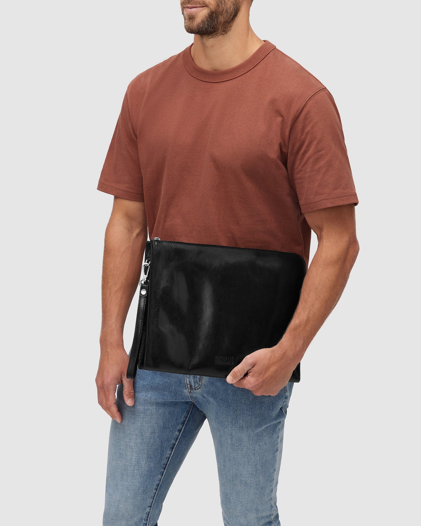 Charta Black - Leather Document Holder